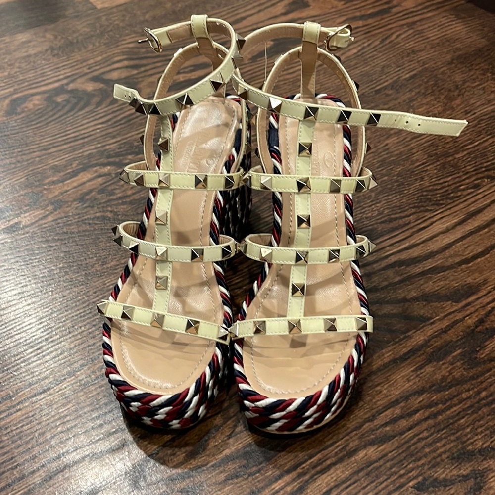 Valentino Garavani Rockstud Espadrilles Sz 36